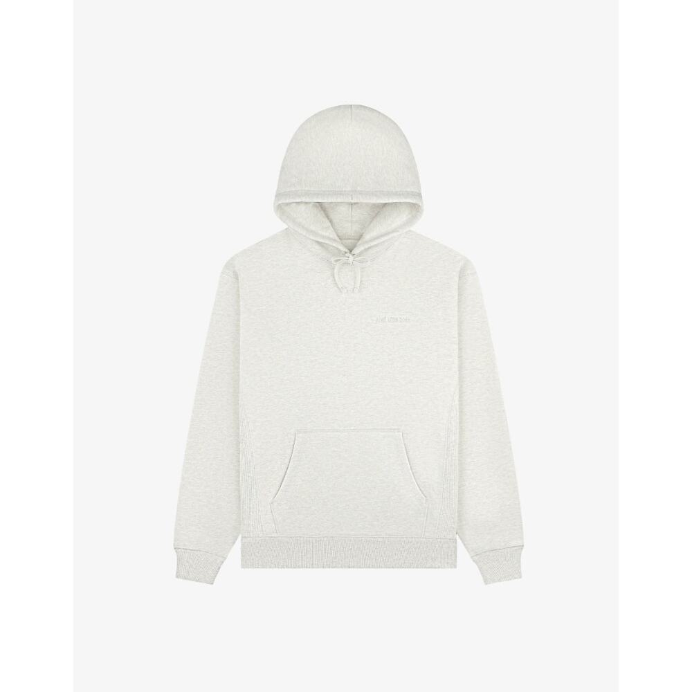 Aimé Leon Dore Tonal Logo Hoodie Size M Oatmeal
